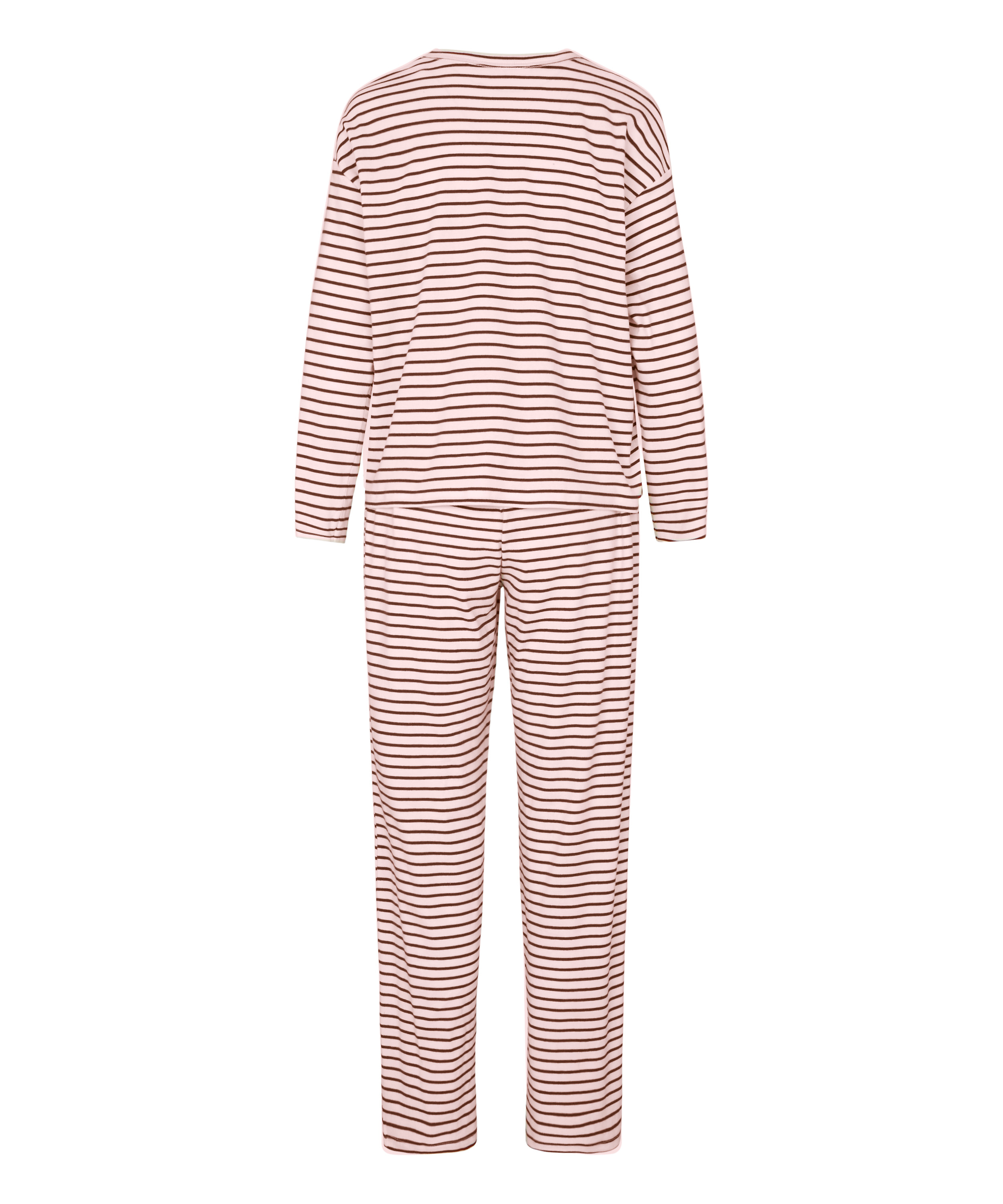 Striped Pyjama Long Sleeves, Pink, main