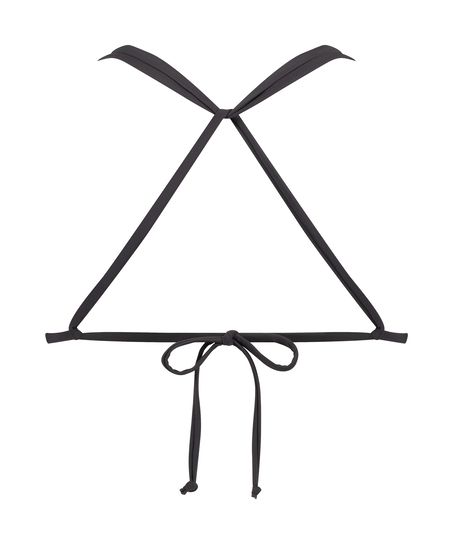 Lisbon Triangle Bikini Top, Gray