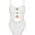 Bathingsuit Crinkle, White