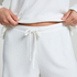 Rib Shorts, White