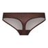 Invisible thong basic, Brown