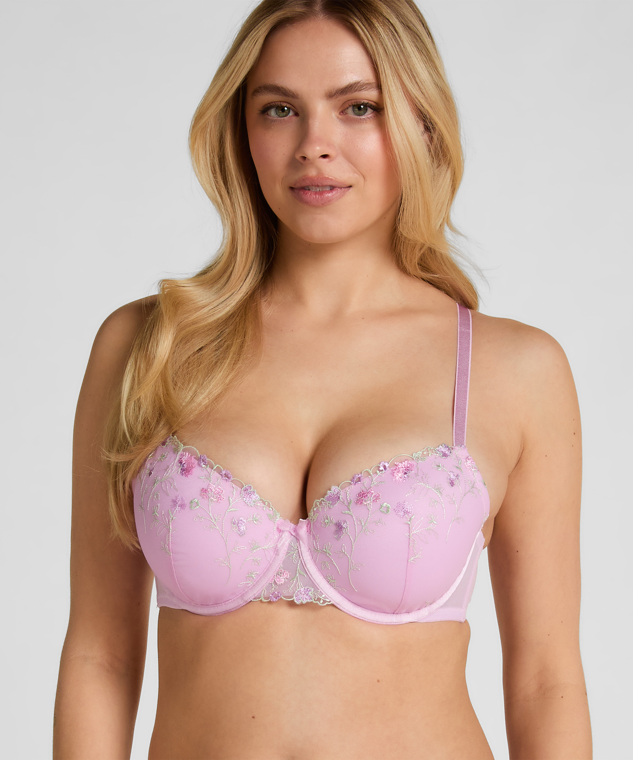 Padded Underwired Bra Eleni, Purple, main