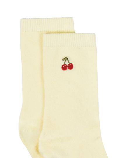 Modal Crew Socks, Yellow