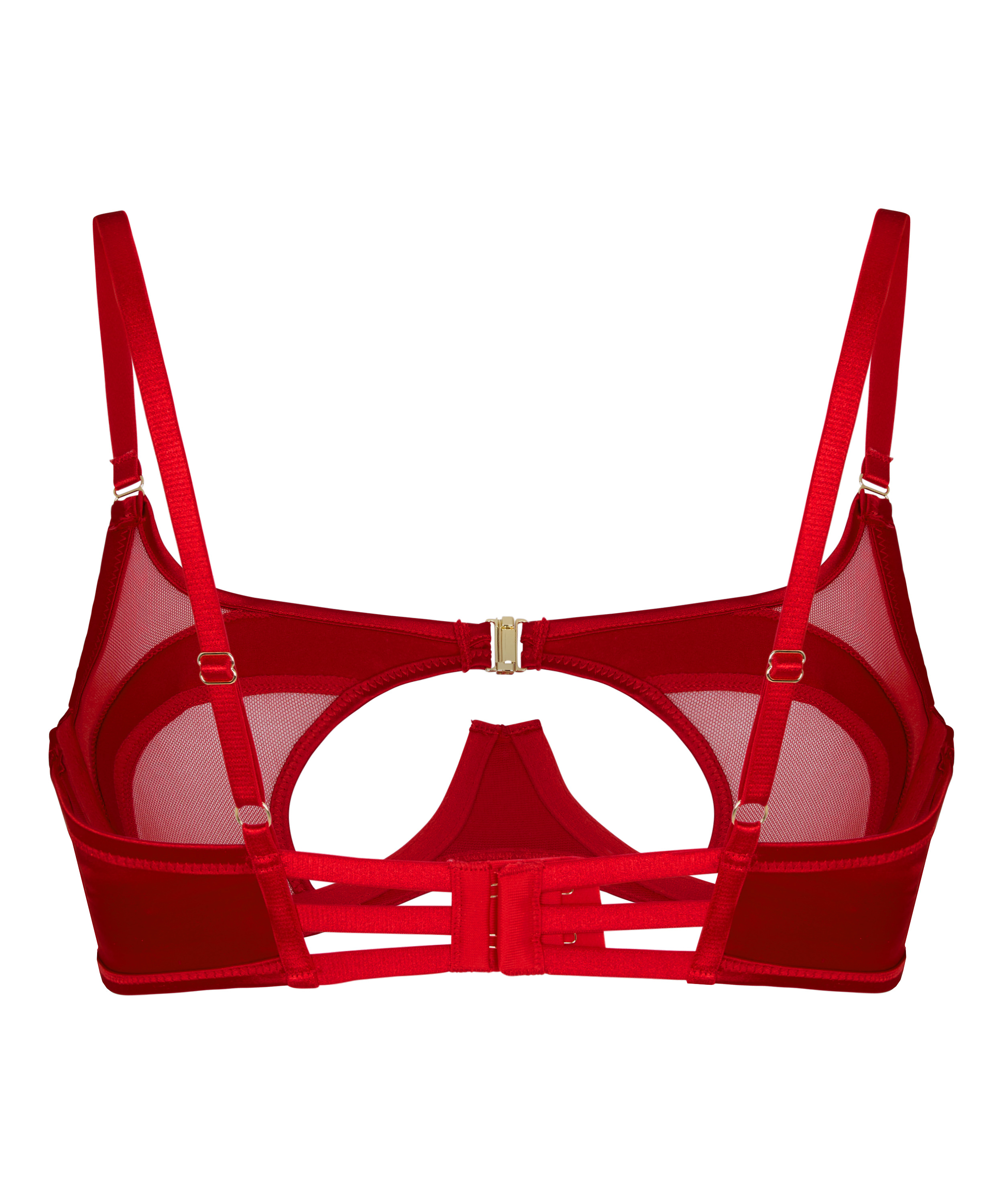 Vienna Non-Padded Underwired Bra, Red, main