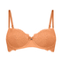 Marine Padded Underwired Bra, Orange