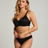 Non-Padded Underwired Minimizer Bra, Black
