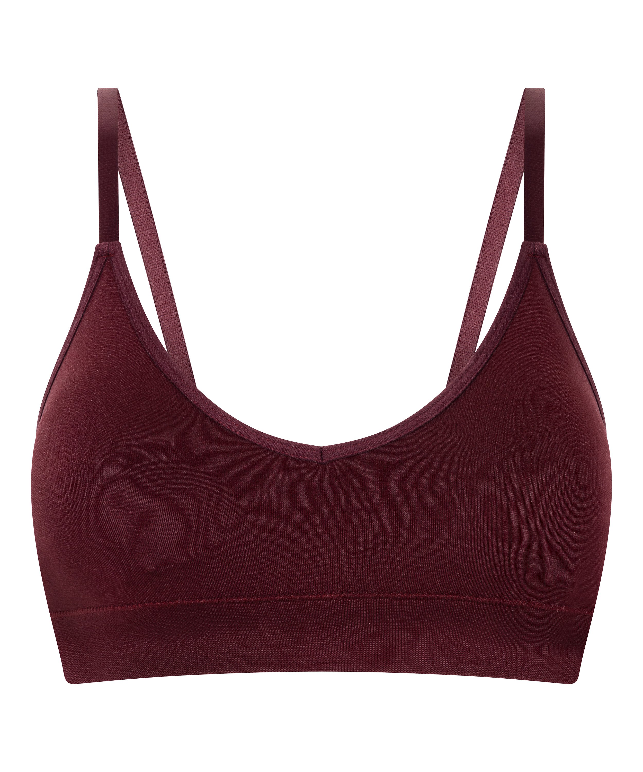 Dide Triangle Bralette, Red, main