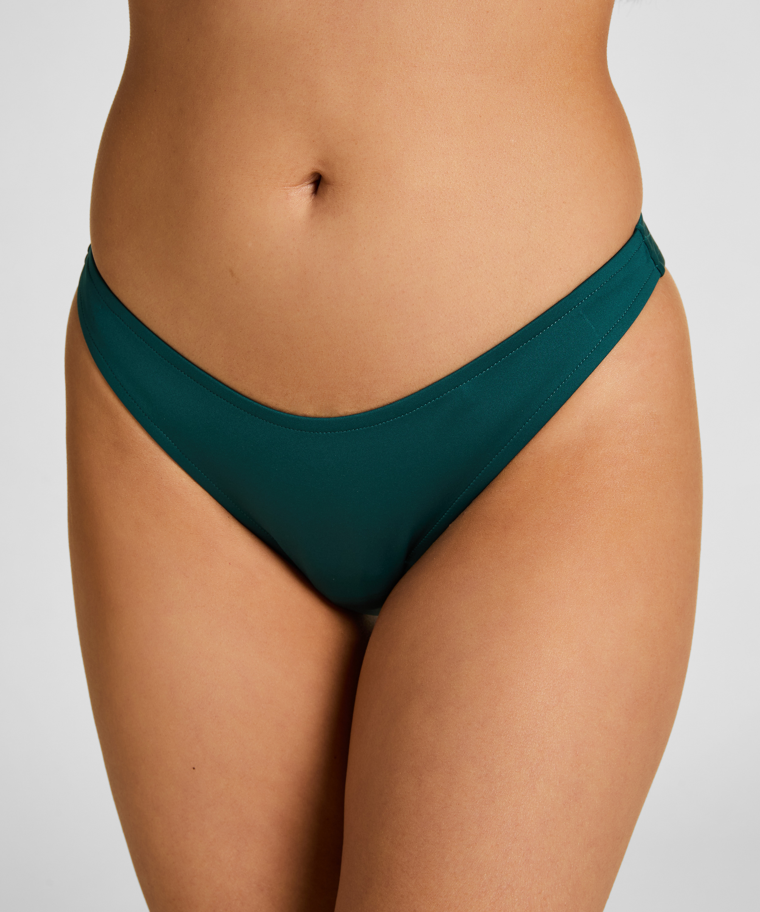 Neoprene Highleg Bikinibottom, Green, main