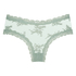 V-shaped Brazilian knickers mesh, Green