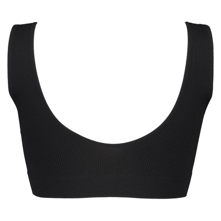 Seamless bralette, Black