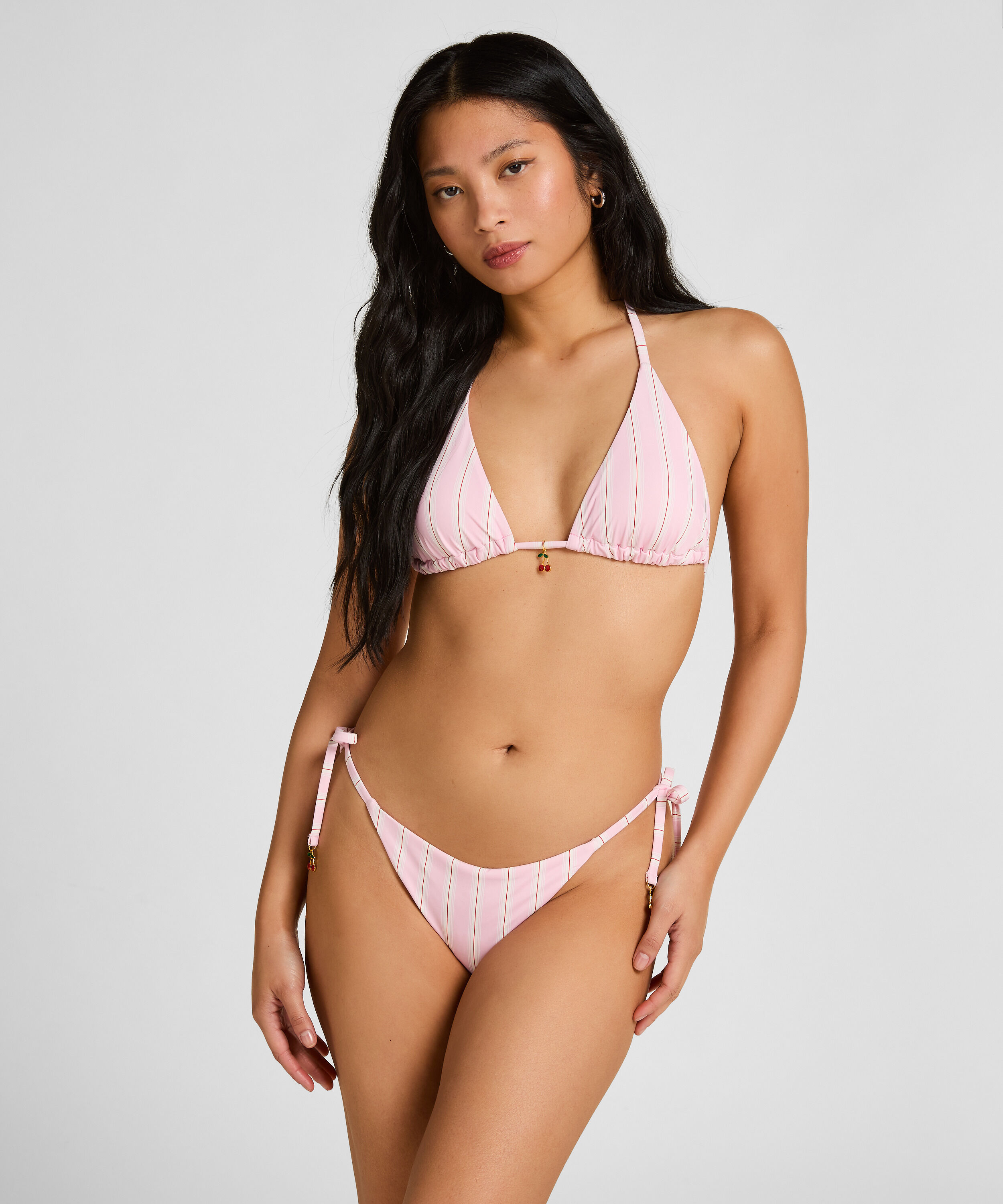 Highleg Bikini Bottom Corfu, Pink