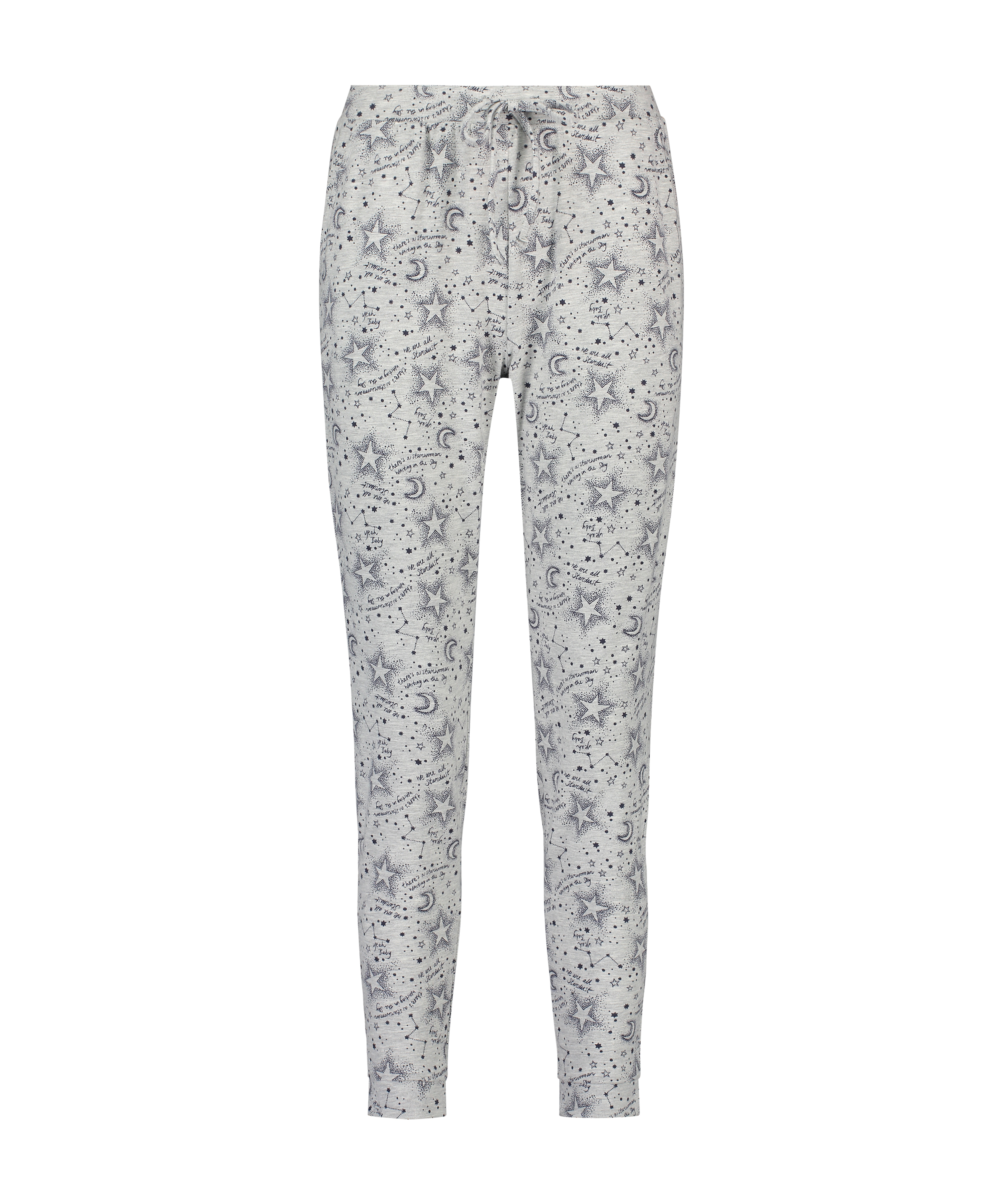 Jersey Pyjama Pants, Gray, main