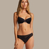 Essential Padded Underwired Push-Up Bra, Black