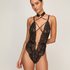 Private Brandy body open crotch, Black