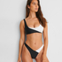 High-cut Rio bikini bottoms 2Tone HKM x NA-KD, White