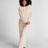 Longsleeved Top Fluffy Fleece, Beige