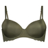 Angie Padded Underwired Bra, Green