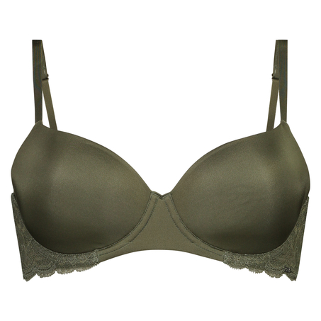 Angie Padded Underwired Bra, Green