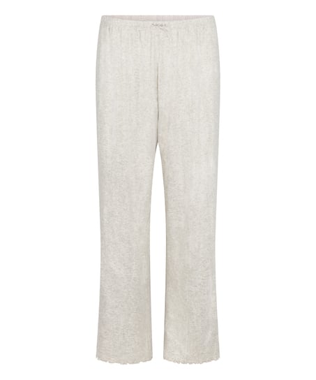 Pyjama Pant Loose Pointelle, Gray