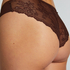 Invisible Lace Back Brazilian, Brown