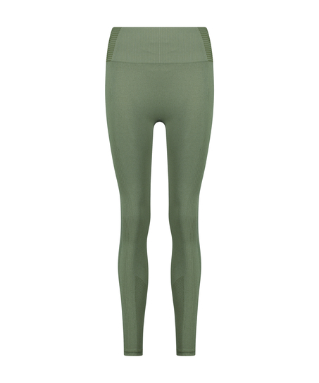 HKMX High Waisted Seamless Sports Legging, Green