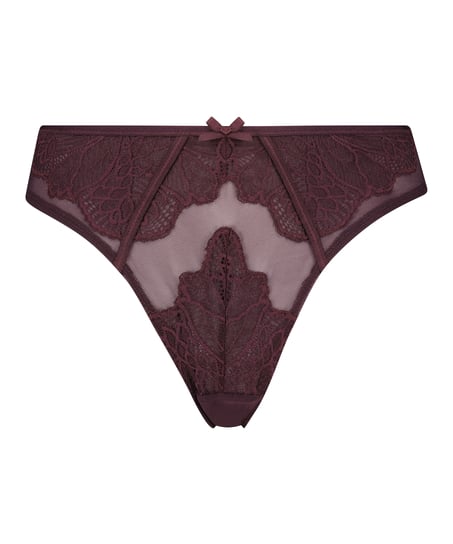 Mel High Leg Brazilian I AM Danielle, Purple