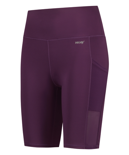HKMX high waisted bike shorts, Purple