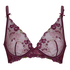 Non-Padded Underwired Longline Bra Peonie, Purple