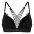 Sabrina Padded Underwired Push-Up Bra, Black