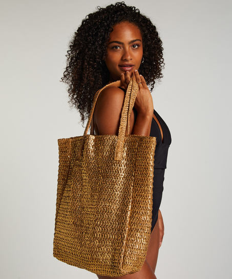 Goldie Beach Bag, Yellow