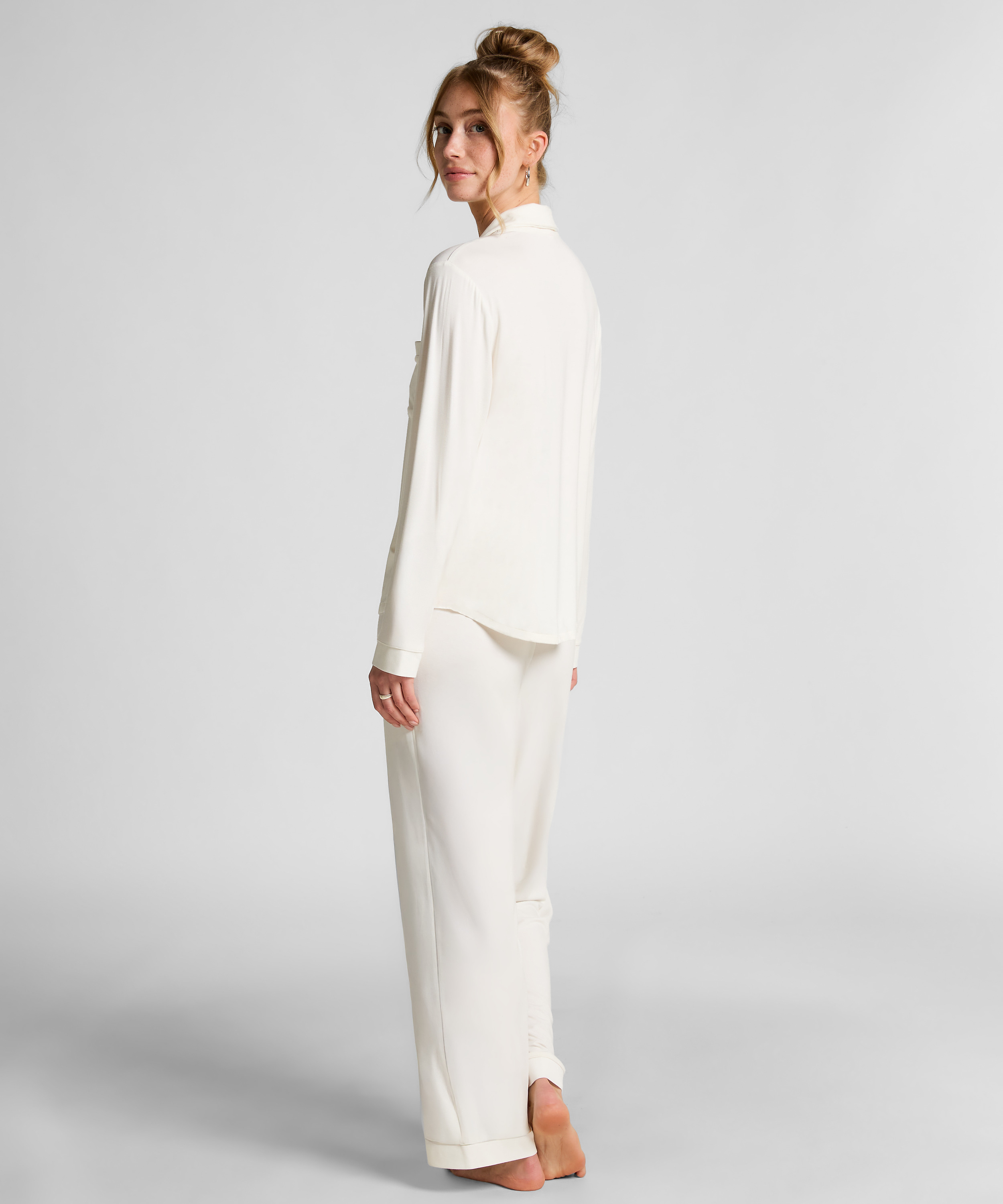 Essential Jersey Pants, White, main