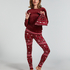 Pyjamaset with Bag, Red