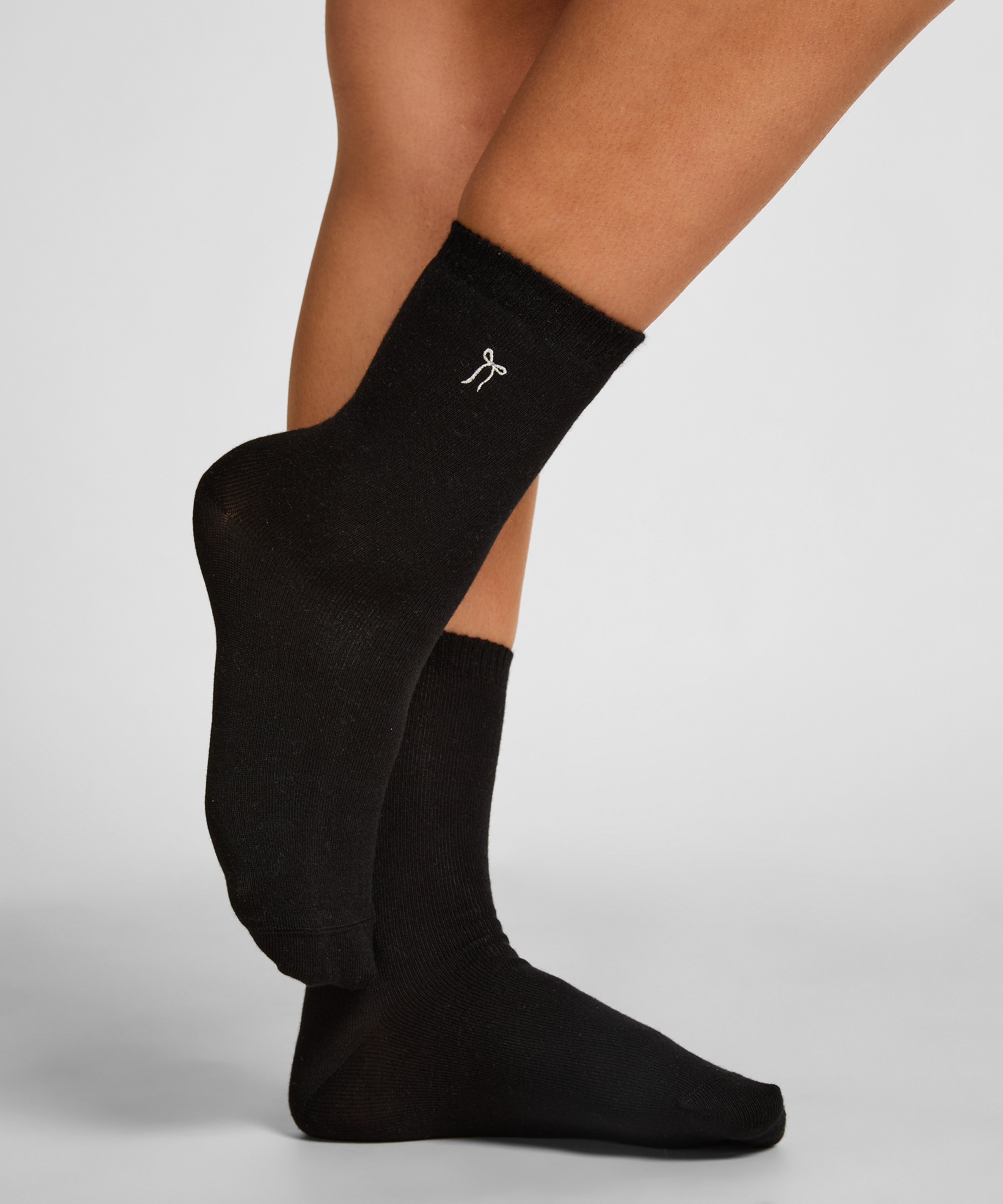 Modal Crew Socks, Black, main