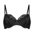 Rose Non-Padded Underwired Bra, Black