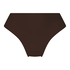 High Waisted Thong Smooth, Brown