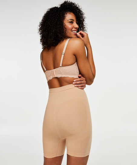 Firming high waisted thigh slimmer - Level 2, Beige