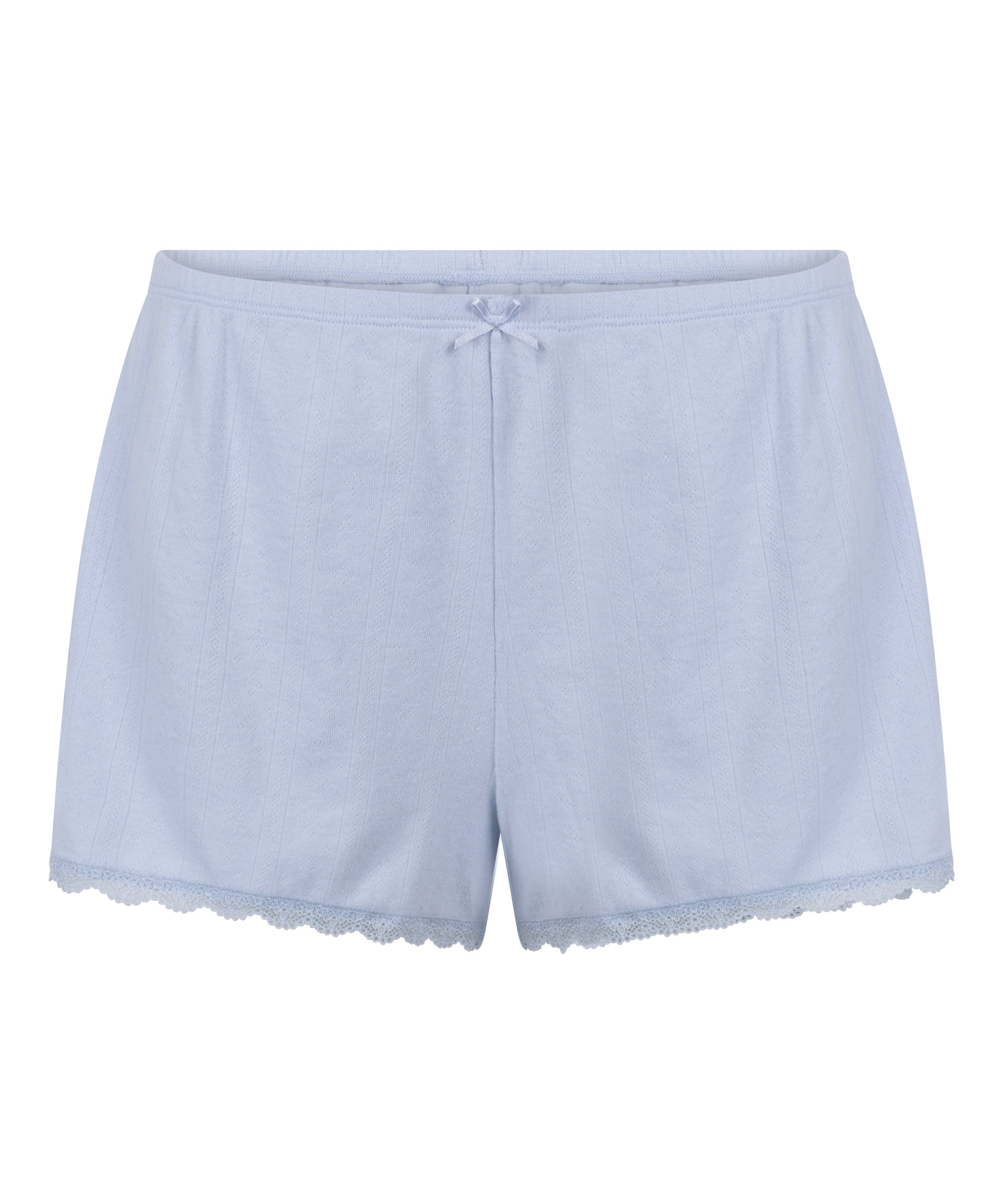 Pointelle Shorts, Blue, main