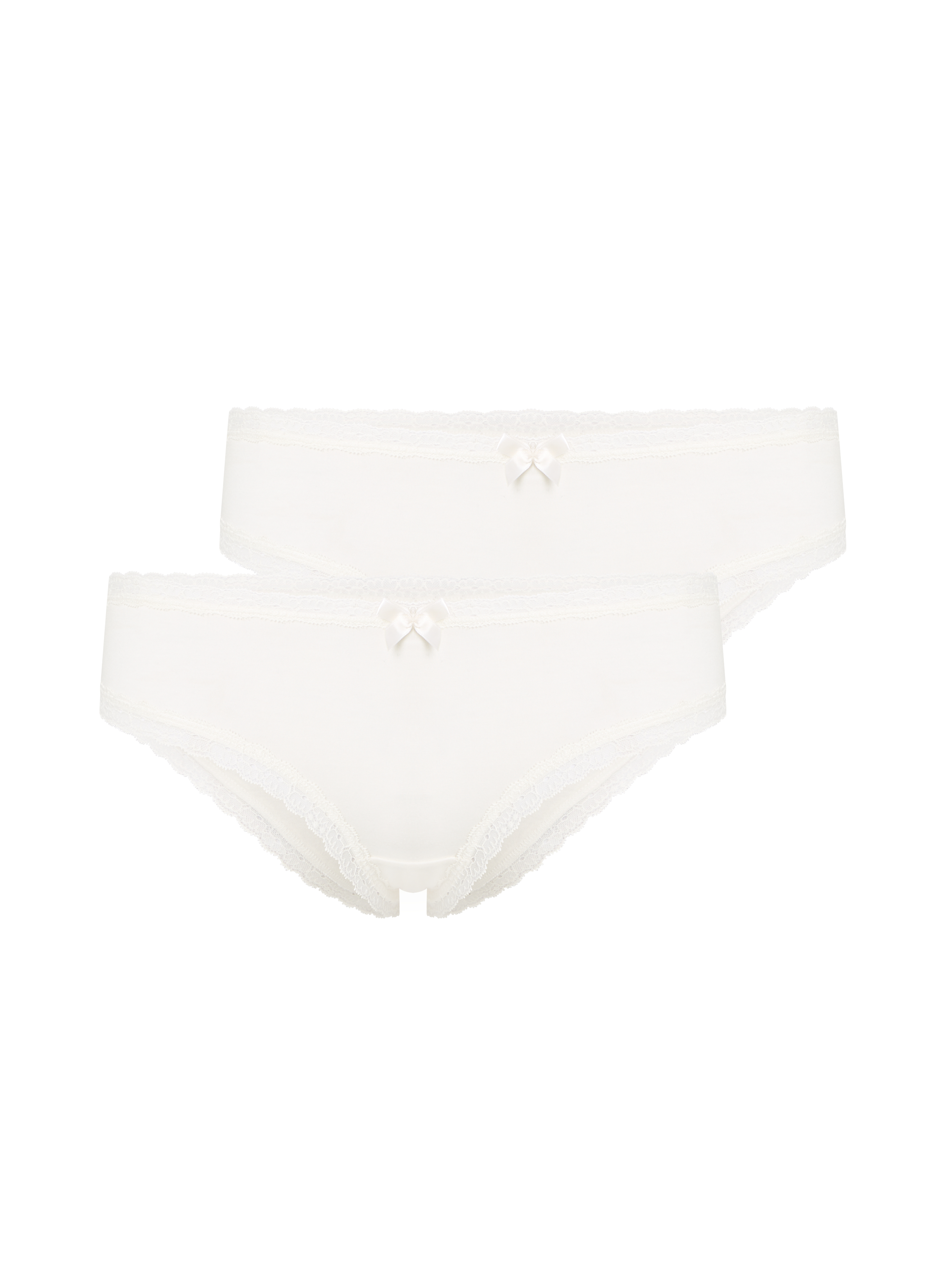 3-pack Georgia Cotton Brazilian shorts, White, main