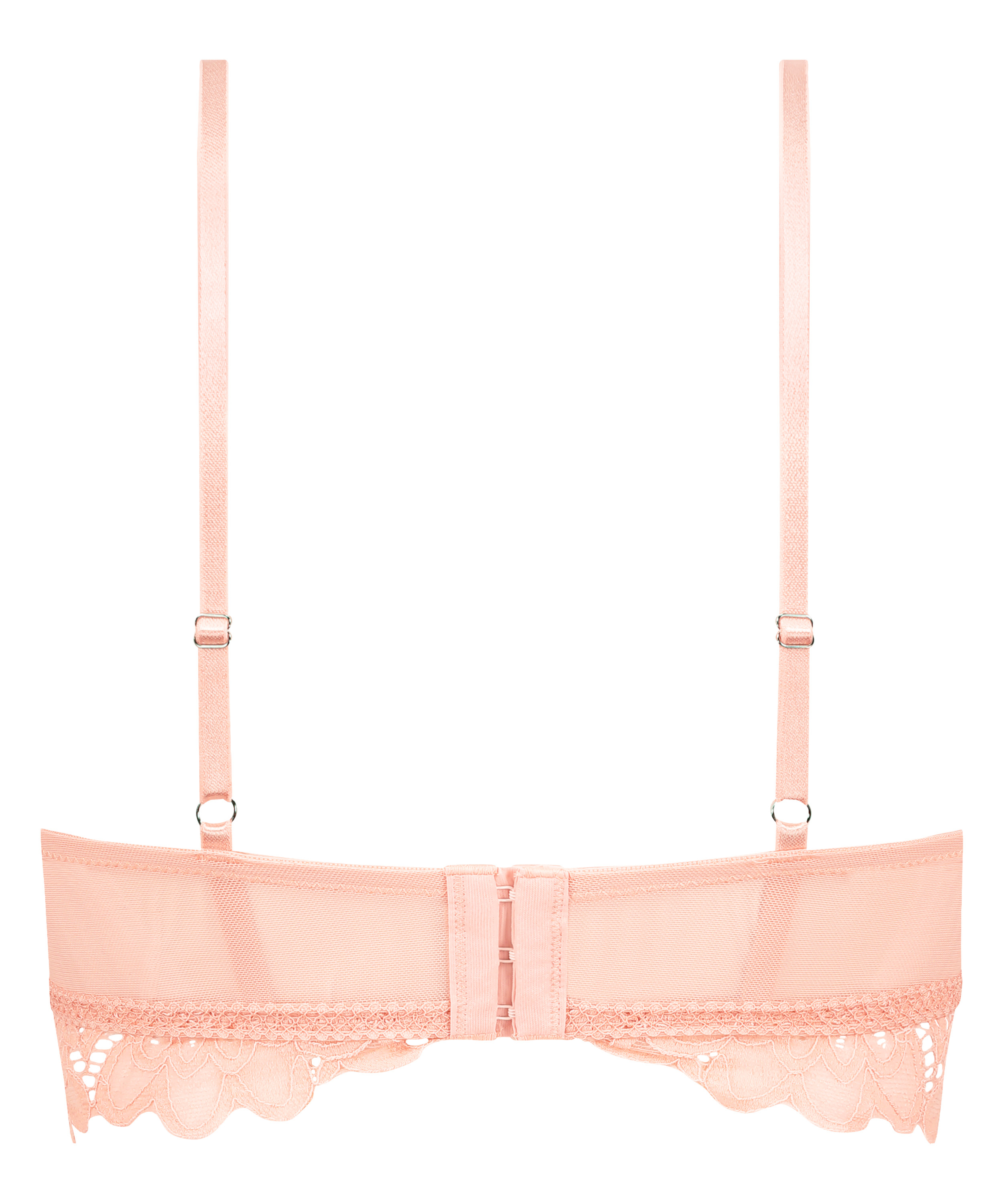 Shiloh Padded Longline Non-Underwired Bra, Pink, main