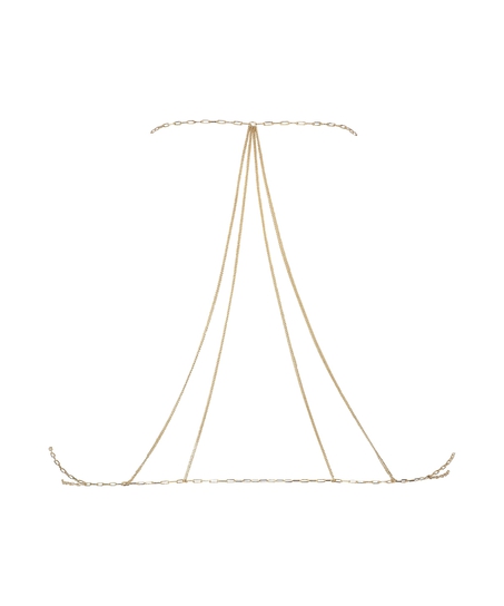 Chain Bralette, Yellow