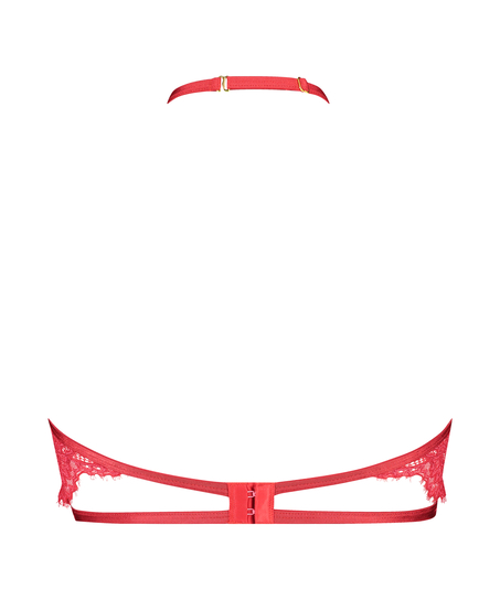 Eve Non-Padded Underwired Bra halter neck, Red