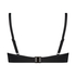 Scallop Glam non-padded underwired bikini top, Black