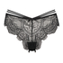 Sian High Cut Brazilian, Black