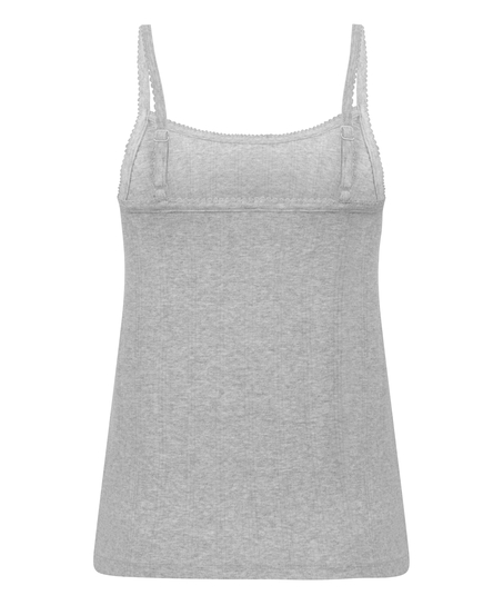 Cami Pointelle, Gray