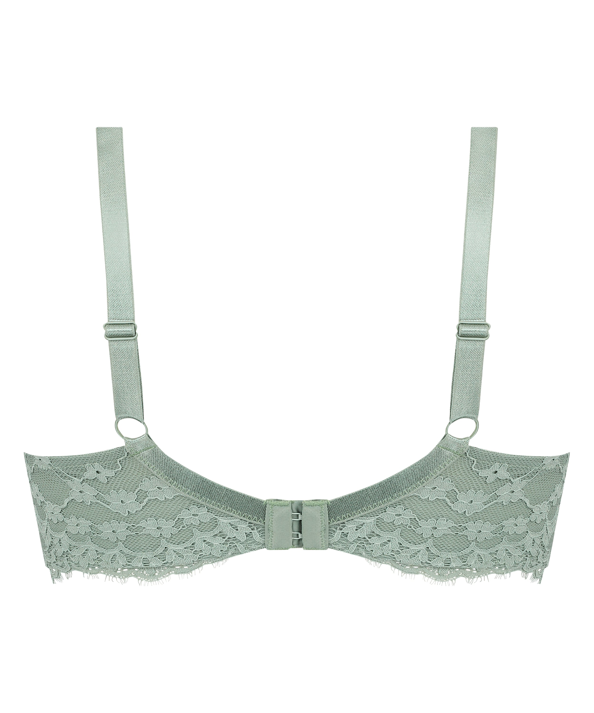 Daisy Non-Padded Underwired Bra, Green, main