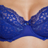 Marine Non-Padded Underwired Bra, Blue