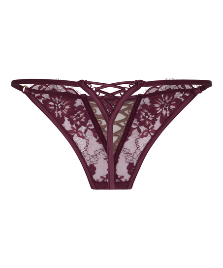 Highleg Thong Mae, Purple