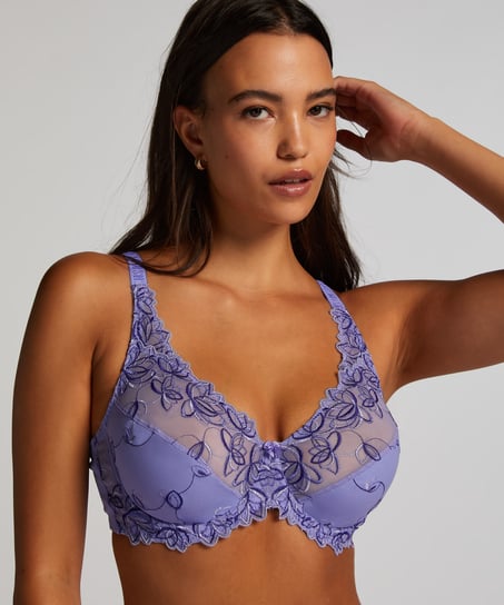 Diva Non-Padded Underwired Bra, Purple