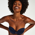 Rya Padded Strapless Underwired Bra, Blue
