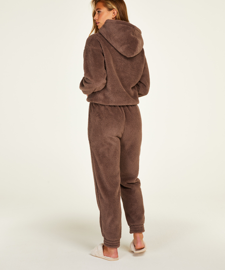 Snuggle Hoodie Fleece, Gray